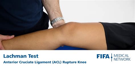 self test acl tear|lachman's test vs anterior drawer.